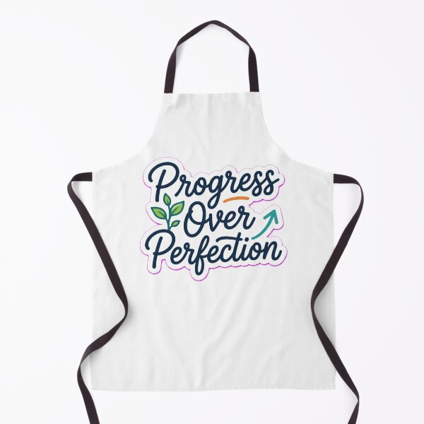 Item preview, Progress Over Perfection Motivational Quote  Self Improvement Die-Cut Decal designed and sold by MR4me.