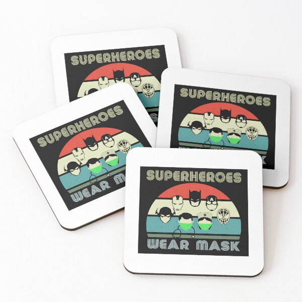 Item preview, Superheroes Wear Mask Vintage Sticker designed and sold by emonie-anson.