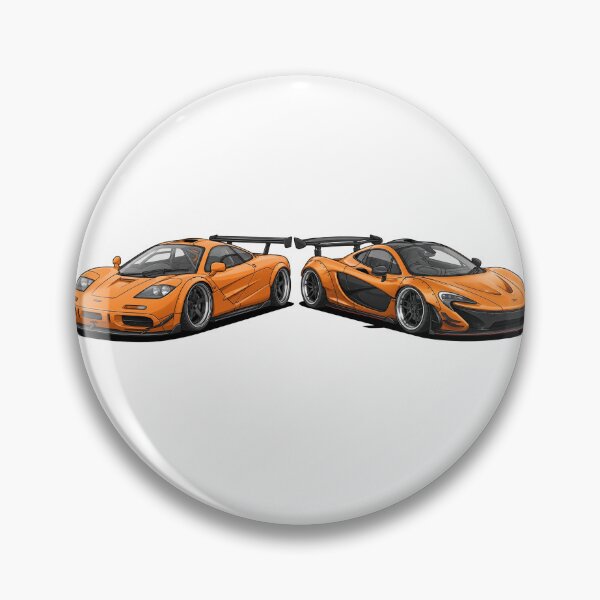Item preview, Mclaren F1 & P1 Cartoons designed and sold by ToonMyRide.