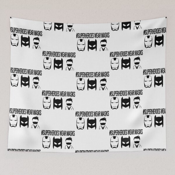 Item preview, Superheroes Wear Masks designed and sold by emonie-anson.