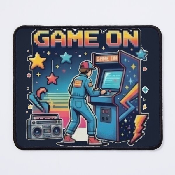 Item preview, Nostalgic 1980s Arcade Gaming Wall Art designed and sold by FABIOLA1970.