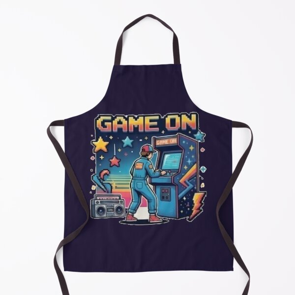 Item preview, Nostalgic 1980s Arcade Gaming Wall Art designed and sold by FABIOLA1970.