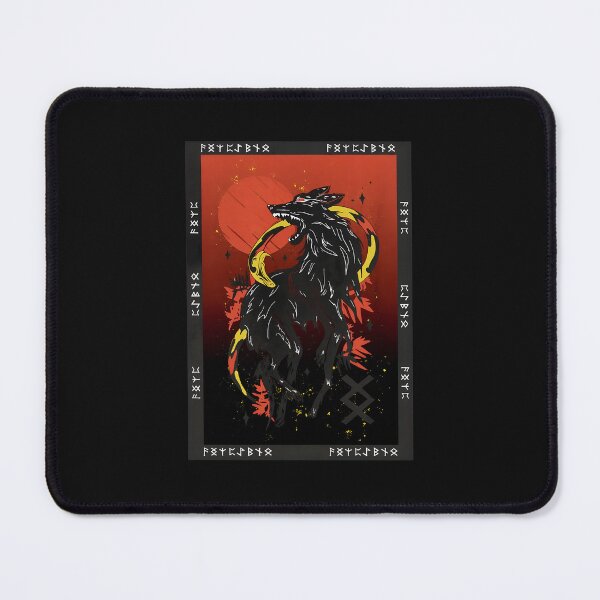 Item preview, Black Wolf Rune Art designed and sold by przfaxlkdv.