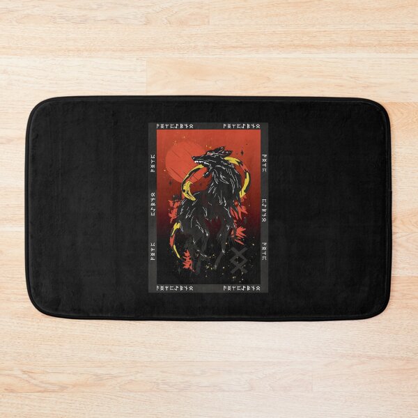 Item preview, Black Wolf Rune Art designed and sold by przfaxlkdv.