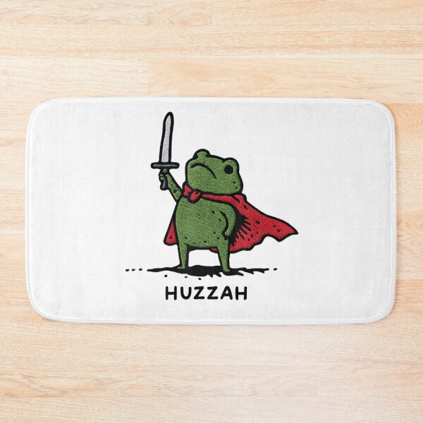Item preview, Huzzah Frog With Sword designed and sold by Nikolausgage.