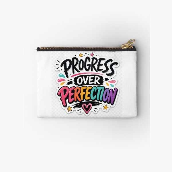 Item preview, Progress Over Perfection Motivational Quote  designed and sold by MR4me.