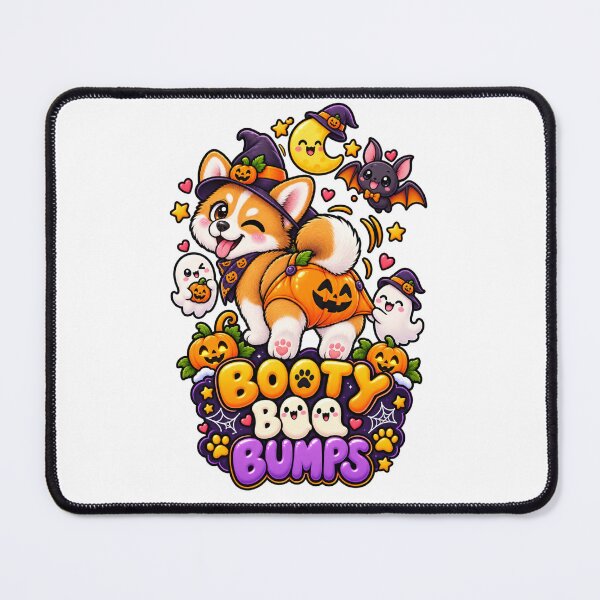 Item preview, Booty Boo Bumps | Funny Corgi Halloween Pumpkin Ghost Booty designed and sold by KnrNazimTHRE4DS.