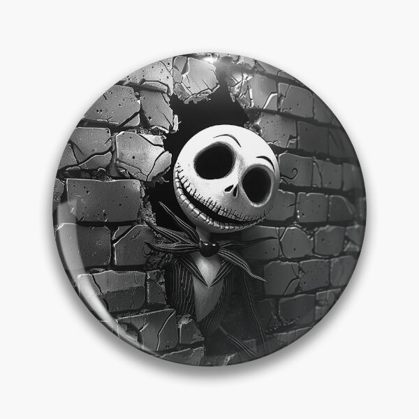 Item preview, Stitched Skeleton Gentleman in Cracked Brick Wall Gothic Halloween Art Design designed and sold by inkoutninja.