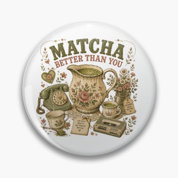 Item preview, Matcha Better Than You Retro Matcha Art designed and sold by BrewmarkStudio.