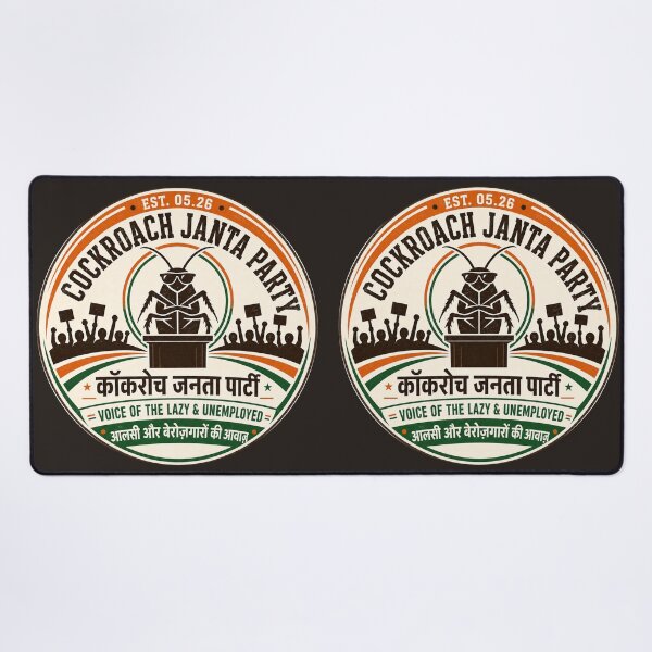 Item preview, Cockroach Janta Party – Indian Student Political Parody designed and sold by thebirdbrand.