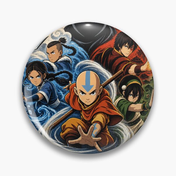 Item preview, The Last Four Elements Team Vintage Anime Design designed and sold by GSJGROUP.