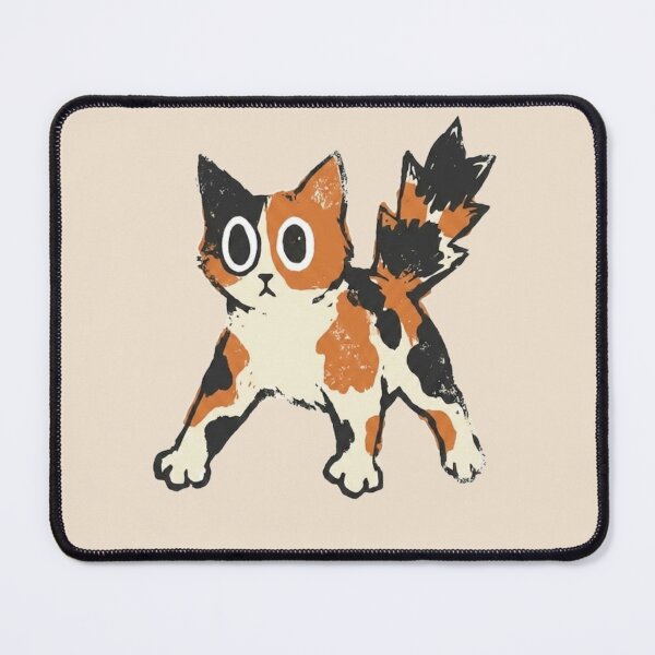 Item preview, Scared calico cat goofy silly meme designed and sold by goodiefoodie.