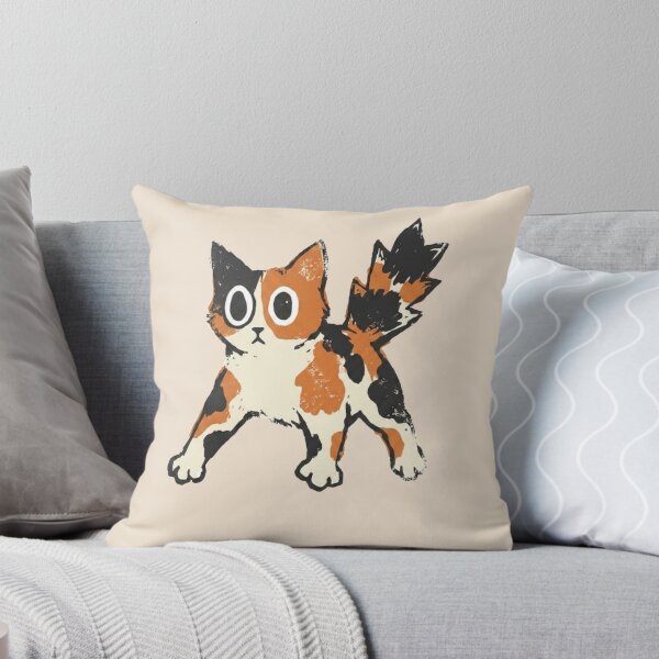Item preview, Scared calico cat goofy silly meme designed and sold by goodiefoodie.
