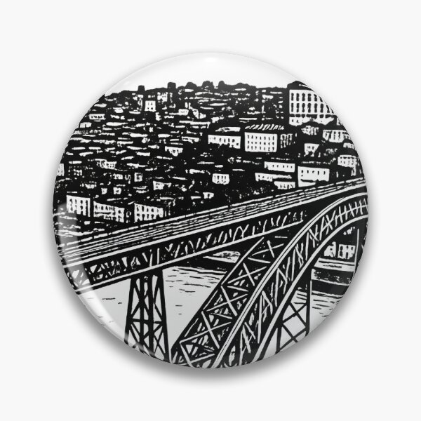 Item preview, Vintage Porto Portugal Dom Luis Bridge  designed and sold by FestivityFinds.