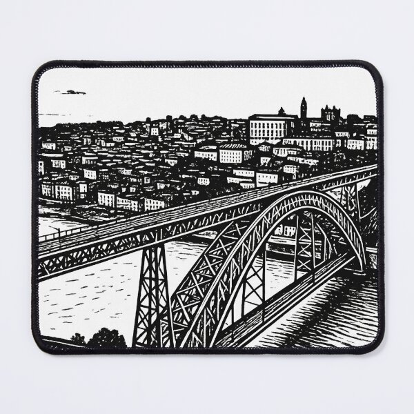 Item preview, Vintage Porto Portugal Dom Luis Bridge designed and sold by FestivityFinds.