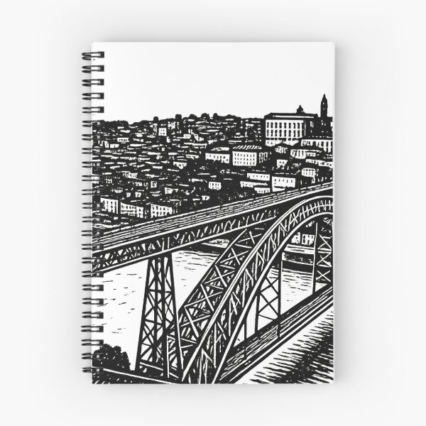 Item preview, Vintage Porto Portugal Dom Luis Bridge  designed and sold by FestivityFinds.