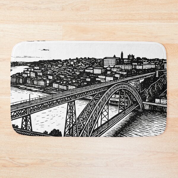 Item preview, Vintage Porto Portugal Dom Luis Bridge  designed and sold by FestivityFinds.