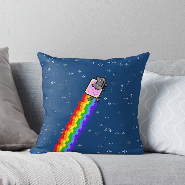 Item preview, Nyan Cat Pixel Art Rainbow Retro Internet V4 designed and sold by TrxshWear.
