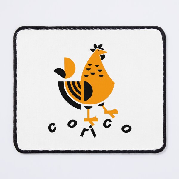 Item preview, Corico Cute Rooster Geometric Orange Chicken designed and sold by Fuvere.
