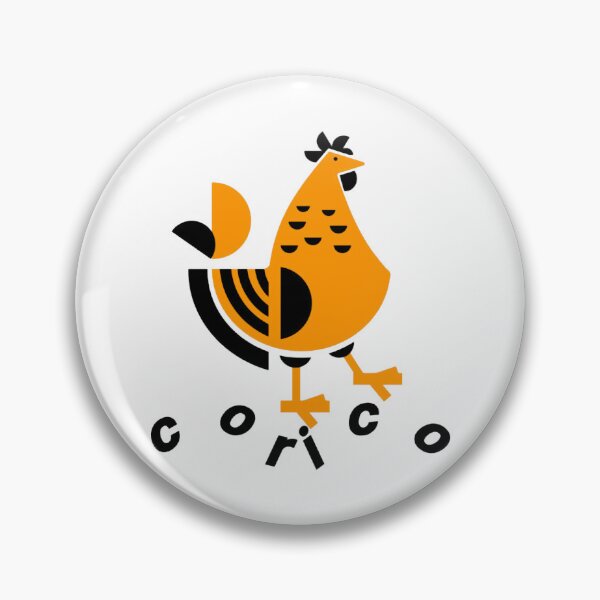 Item preview, Corico Cute Rooster Geometric Orange Chicken designed and sold by Fuvere.