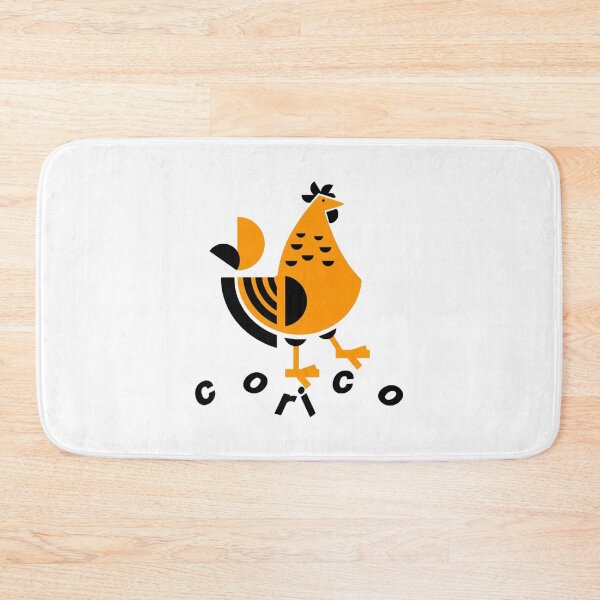 Item preview, Corico Cute Rooster Geometric Orange Chicken designed and sold by Fuvere.