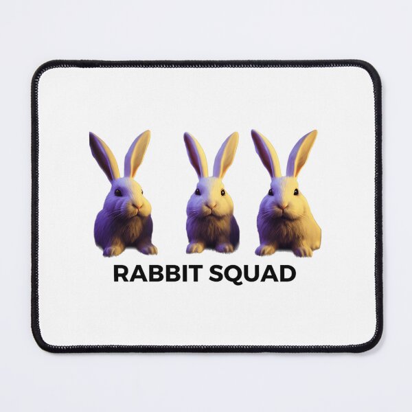 Item preview, Rabbit Squad White designed and sold by lombardocha.