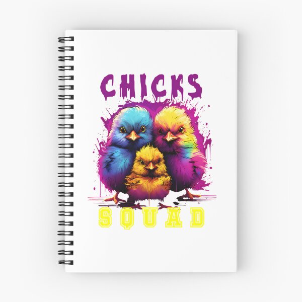 Item preview, Serious Chicks Squad In Vibrant Colors designed and sold by lombardocha.