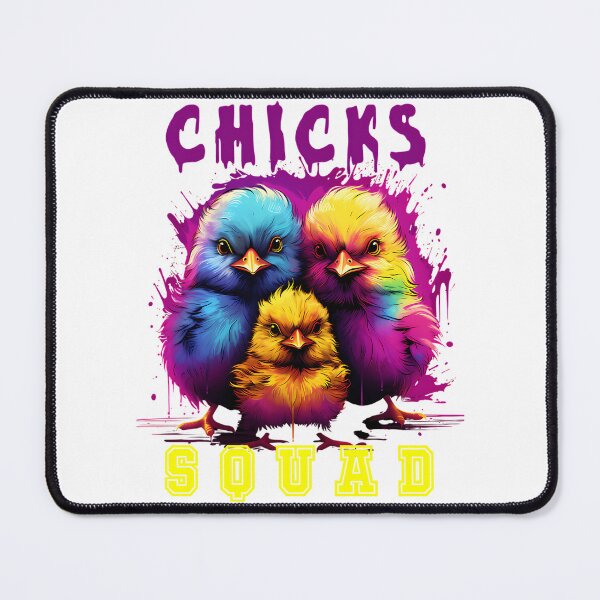 Item preview, Serious Chicks Squad In Vibrant Colors designed and sold by lombardocha.