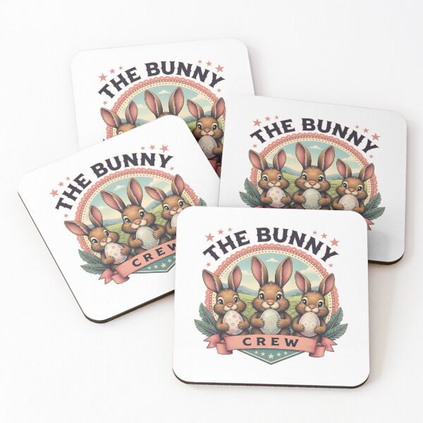Item preview, The Bunny Crew Shirt  Retro Easter Bunny Band Design designed and sold by lombardocha.