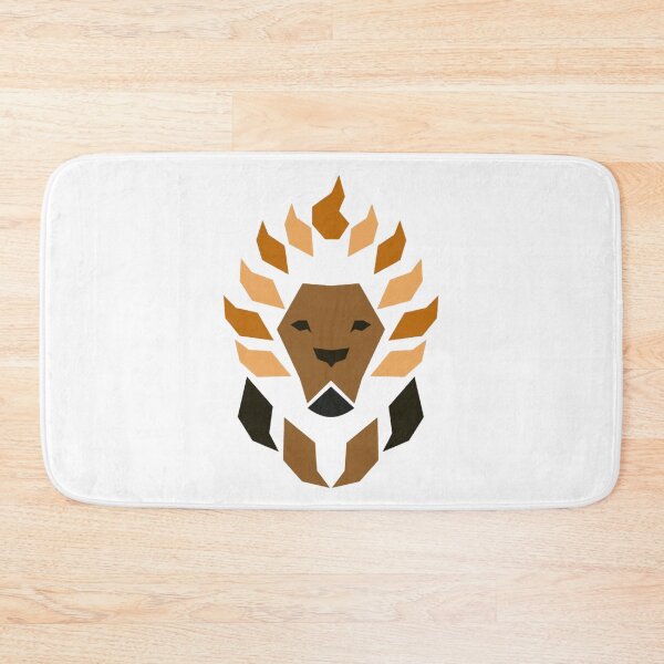 Item preview, Leao Minimalist Geometric Lion Head Safari King Art designed and sold by Fuvere.