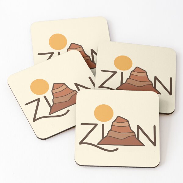 Item preview, Zion National Park Typography designed and sold by Travelpeak.
