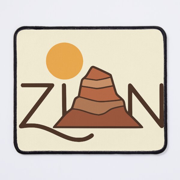 Item preview, Zion National Park Typography designed and sold by Travelpeak.