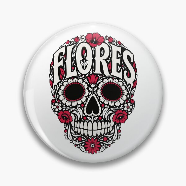 Item preview, flores rojos calavera designed and sold by asyrum.