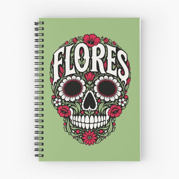 Item preview, flores rojos calavera designed and sold by asyrum.