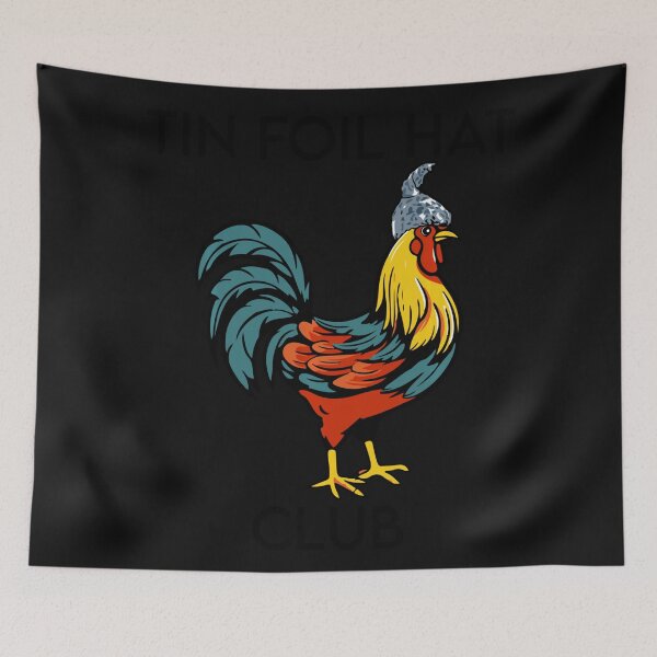 Item preview, Tin Foil Hat Club Conspiracy Theory Skeptic Humor designed and sold by BrockmeyeSB.