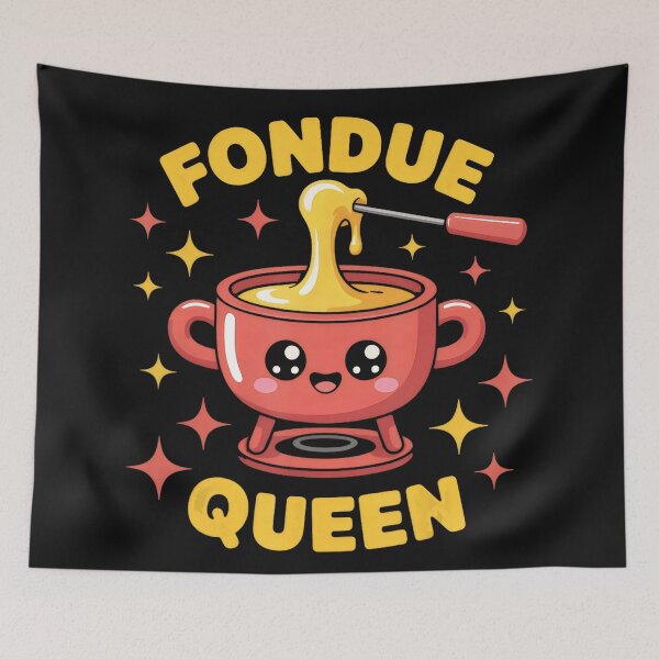 Item preview, Fondue Queen Cheese Fondue Lover Foodie designed and sold by BrockmeyeSB.