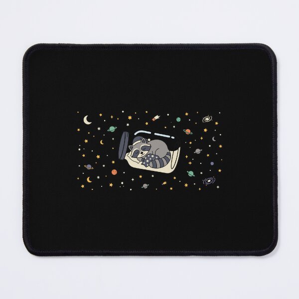 Item preview, Sleepy Raccoon in Space Jar designed and sold by PutroGraph.