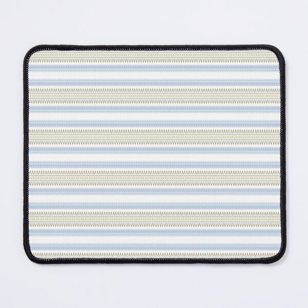 Item preview, Coastal Ticking Stripe Pattern in Powder Blue & Tan designed and sold by FawnFeatherCo.