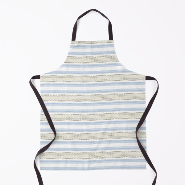 Item preview, Coastal Ticking Stripe Pattern in Powder Blue & Tan designed and sold by FawnFeatherCo.