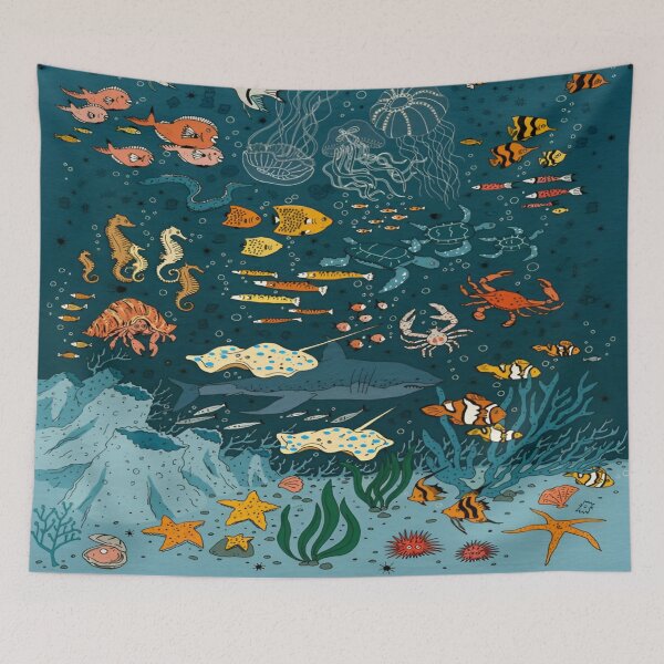 Item preview, A Colorful Exploration of Marine Life and Coral Reefs Featuring Diverse Species in a Vibrant Aquatic Ecosystem Underwater Adventure designed and sold by Matt_Smith.