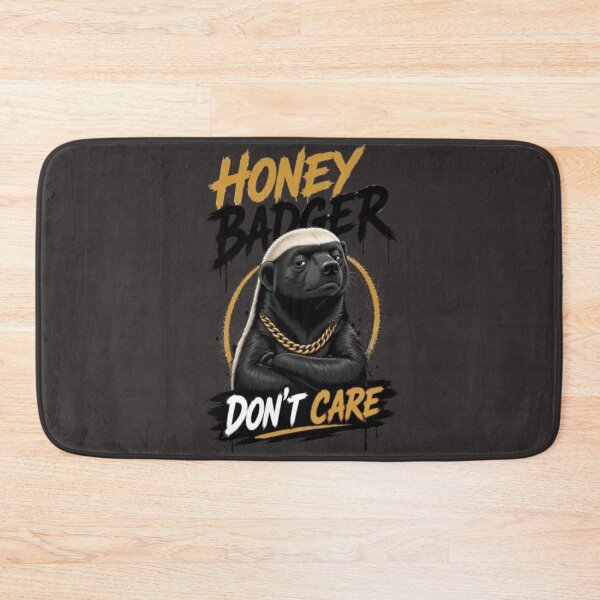 Item preview, Honey Badger Don't Care Funny Animal Design designed and sold by FABIOLA1970.