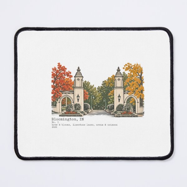 Item preview, Bloomington Indiana Campus Gates Autumn Art designed and sold by iCreationz.