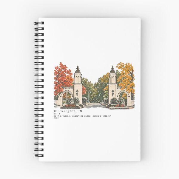 Item preview, Bloomington Indiana Campus Gates Autumn Art designed and sold by iCreationz.