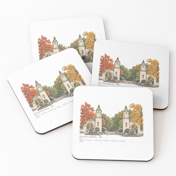 Item preview, Bloomington Indiana Campus Gates Autumn Art designed and sold by iCreationz.