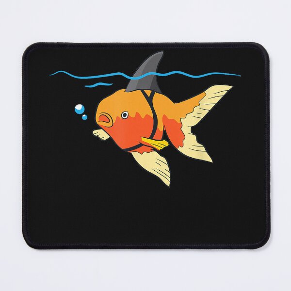 Item preview, Goldfish Wearing Shark Fin Pet Owner Humor designed and sold by BrockmeyeSB.