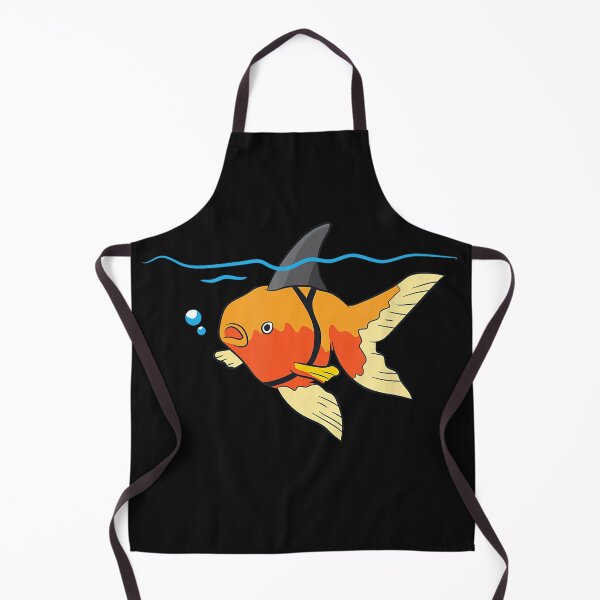 Item preview, Goldfish Wearing Shark Fin Pet Owner Humor designed and sold by BrockmeyeSB.