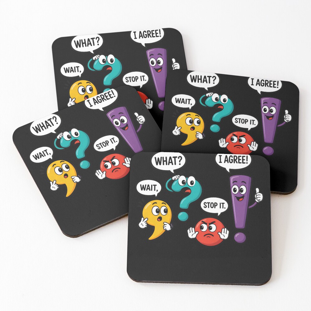 Item preview, Coasters (Set of 4) designed and sold by TypeRiotStudio.