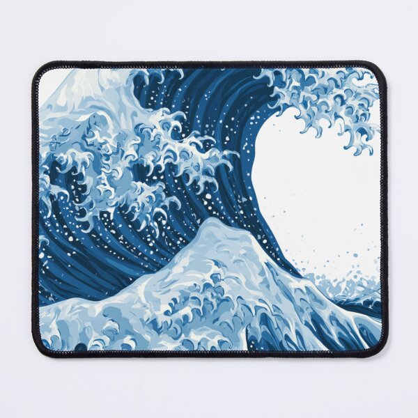 Item preview, Japanese Woodcut Style Giant Ocean Wave Illustration designed and sold by TrendyGalaxy.