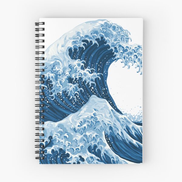 Item preview, Japanese Woodcut Style Giant Ocean Wave Illustration designed and sold by TrendyGalaxy.
