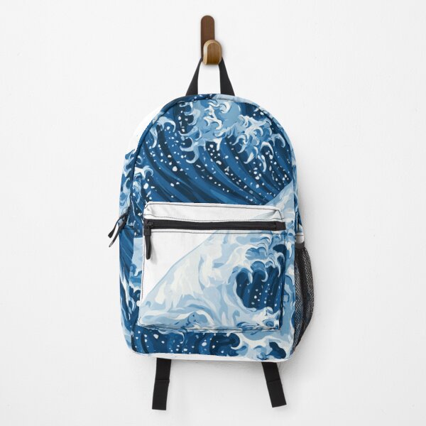 Item preview, Japanese Woodcut Style Giant Ocean Wave Illustration designed and sold by TrendyGalaxy.